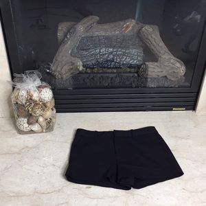 Black Short Shorts Dress Pant Size Small